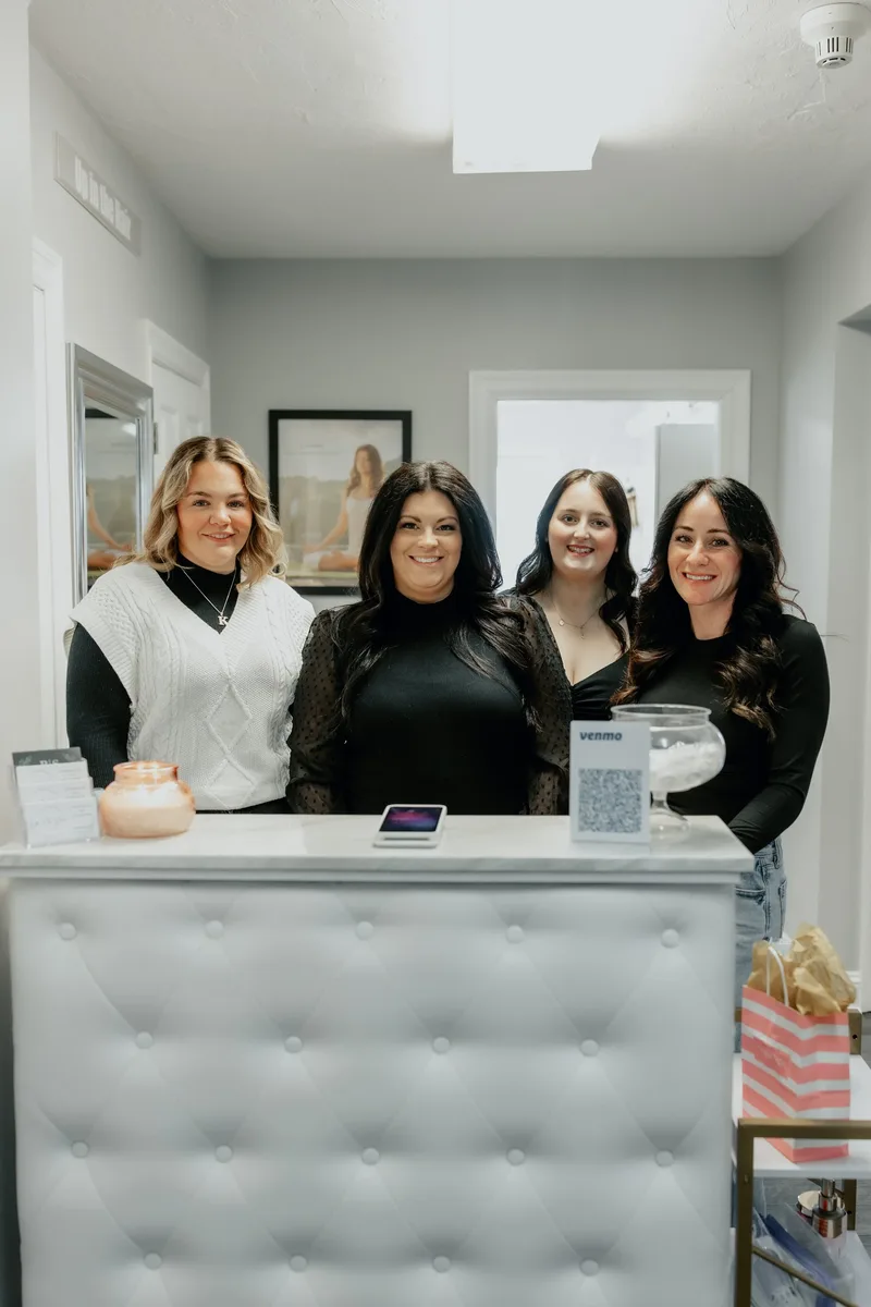 Hair styling at Up in the Hair salon Weymouth MA